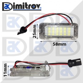 LED плафони осветление заден номер Ford C-max Fiesta Focus Galaxy Kuga Mondeo S-max